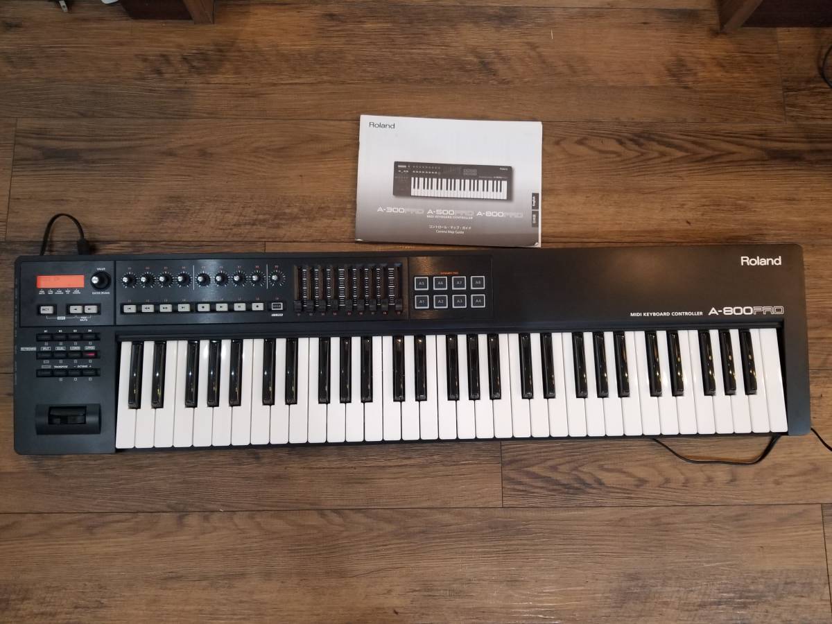 □【35304】中古通電OK☆Roland ローランド A-800PRO 61鍵 MIDI 