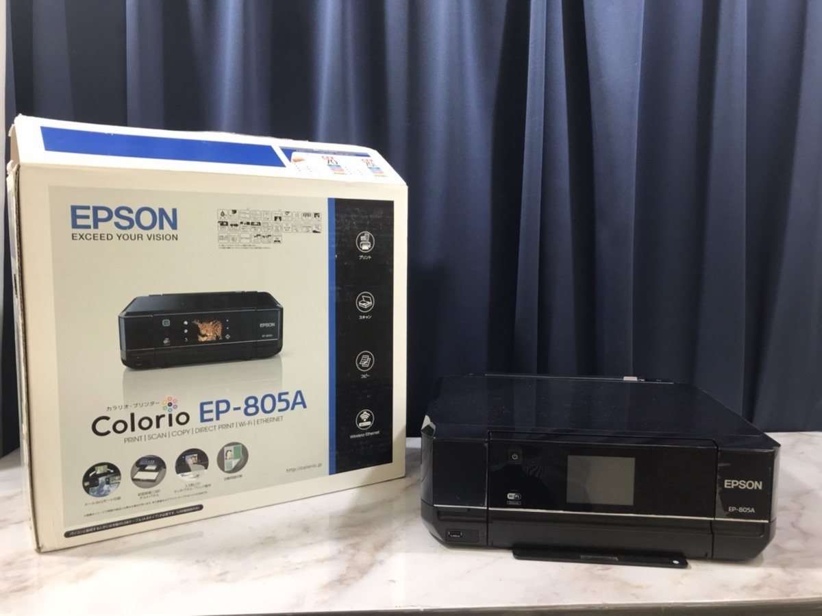 EPSON複合機　EP-805A　中古店購入正常中古品本体、現状渡しです。 □中古☆EPSON エプソン EP-805A カラリオ プリンター 2013年製