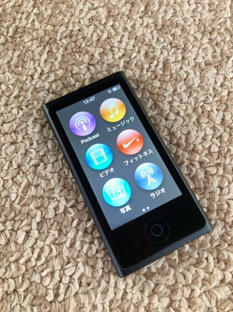 ☆動作確認済 iPod nano 第7世代 スレート Bluetooth 動作確認済 iPod nano アイポッドナノ 第7世代 スレート Bluetooth