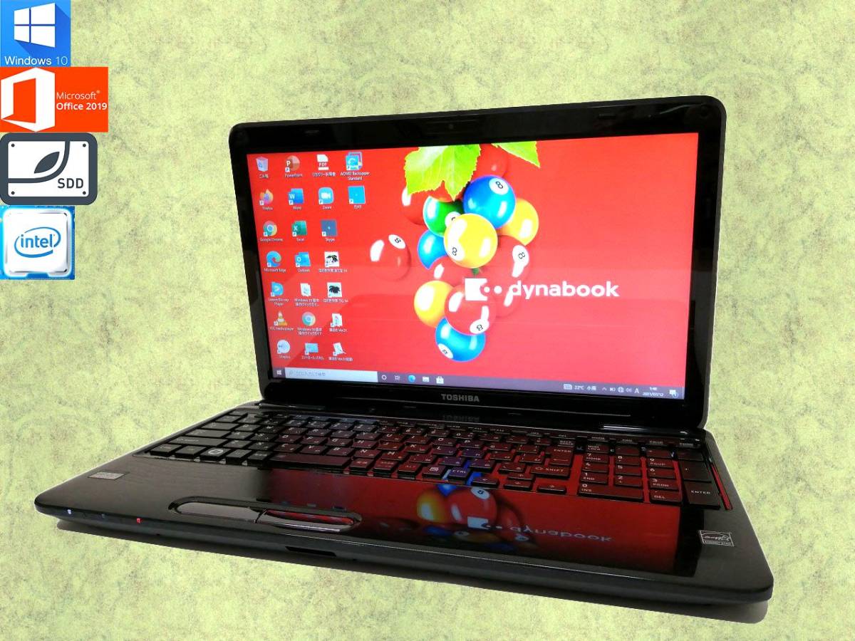 東芝 Toshiba dynabook T451/58EW ノートPC Windows10 PC 東芝 ノートパソコン dynabook T451/34EBJ 新品SSD 240GB