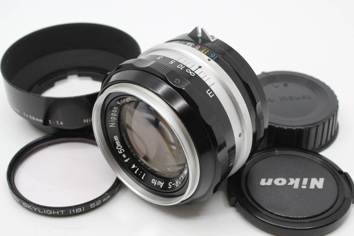 Nippon Kogaku ニコン Nikon NIKKOR-S Auto 5cm 1:1.4 ☆中古☆ f=5.8mm