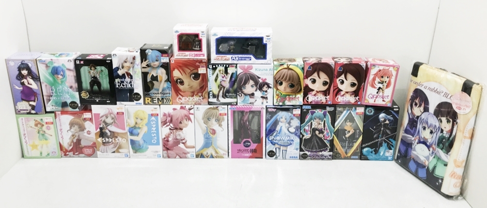 新品未開封　美少女フィギュア　まとめ売り　15点セット 0641601J☆ 【未開封】美少女フィギュア まとめセット リゼロ/カード