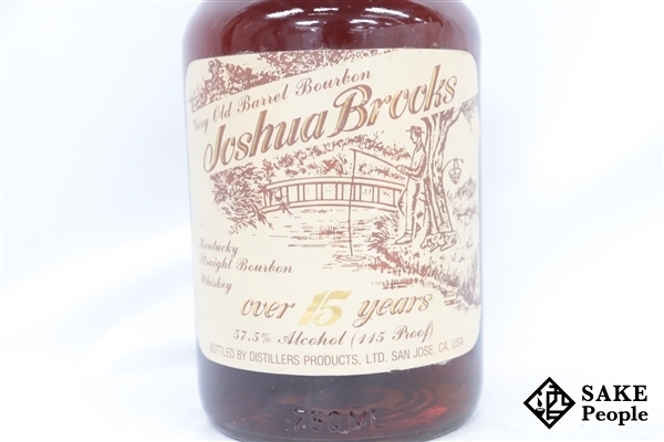 ◇注目! ジョシュア ブルックス 15年 750ml 57.5％ バーボン