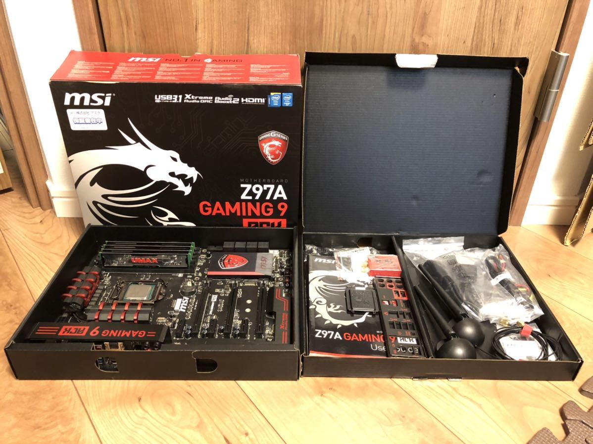 MSI GAMING Motherboard 0 Z97 Z97A ACK ATX LGA1150 Intel CPU 4790K