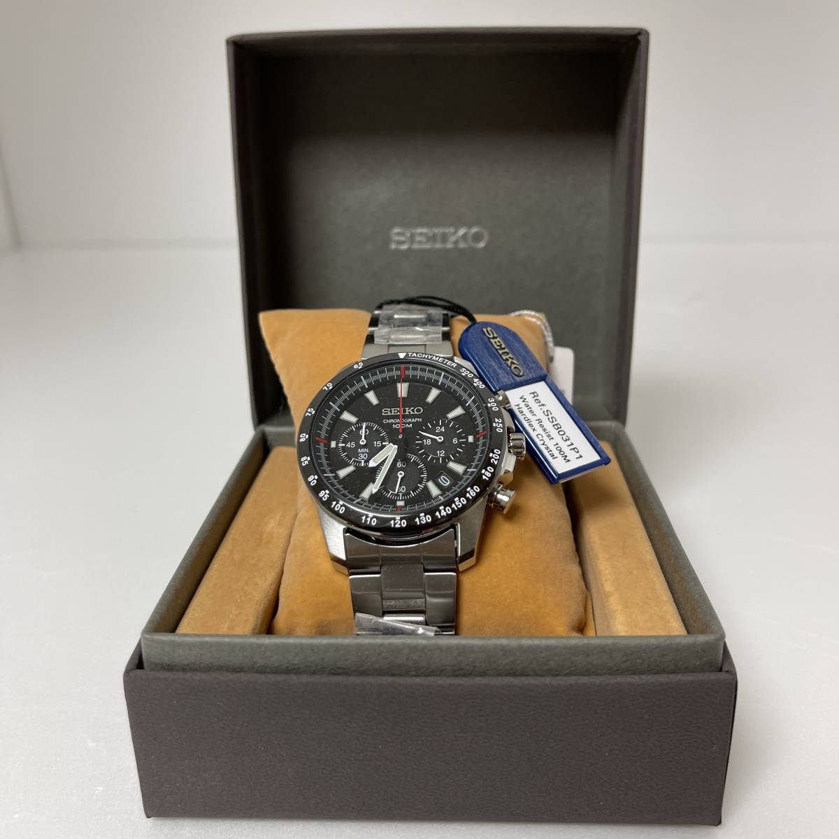 SEIKO SSB031PC 腕時計 クロノグラフ 海外モデル メンズ 0716-1 クロノ 