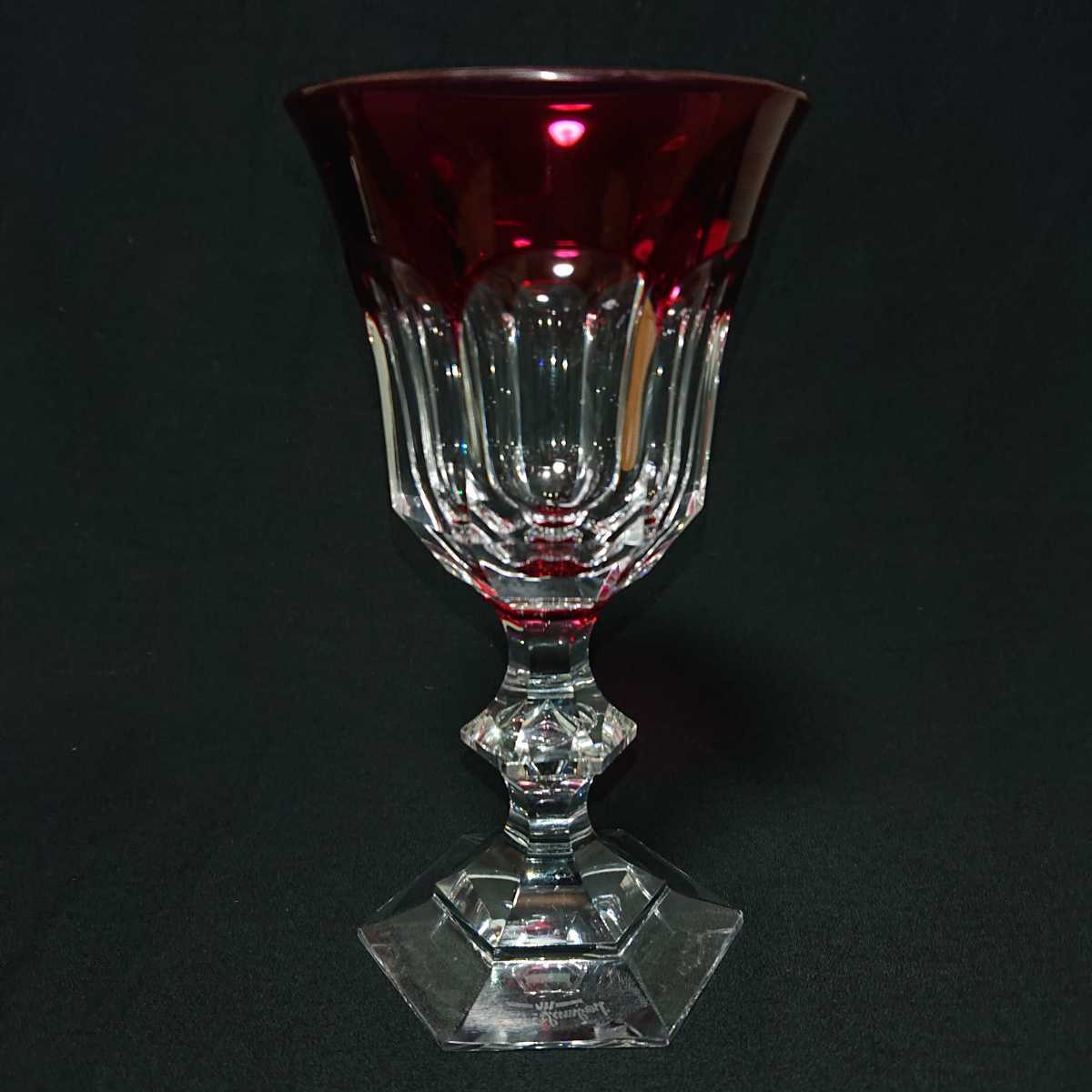 h794 ◇ Val Saint Lambert ヴァルサンランベール 切子 ガラス 花瓶