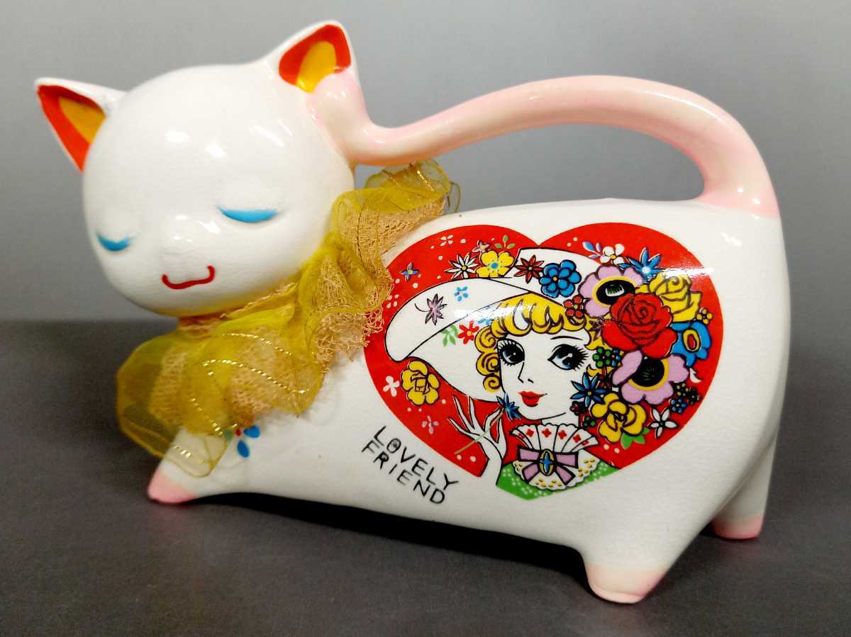 内藤ルネ RUNE 陶器 貯金箱 猫の貯金箱 置物 ネコ 猫 ねこ - Yahoo 
