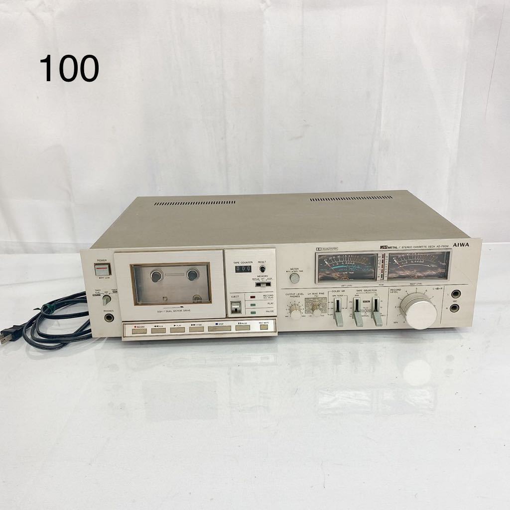 AIWA AD-F60M アイワ - ステレオカセットデッキ ￥69,800(1980年頃