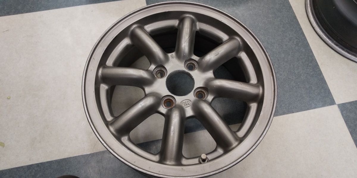 ブラックレーシング 14インチ BR Black Racing 4H +38 6J 当時物 
