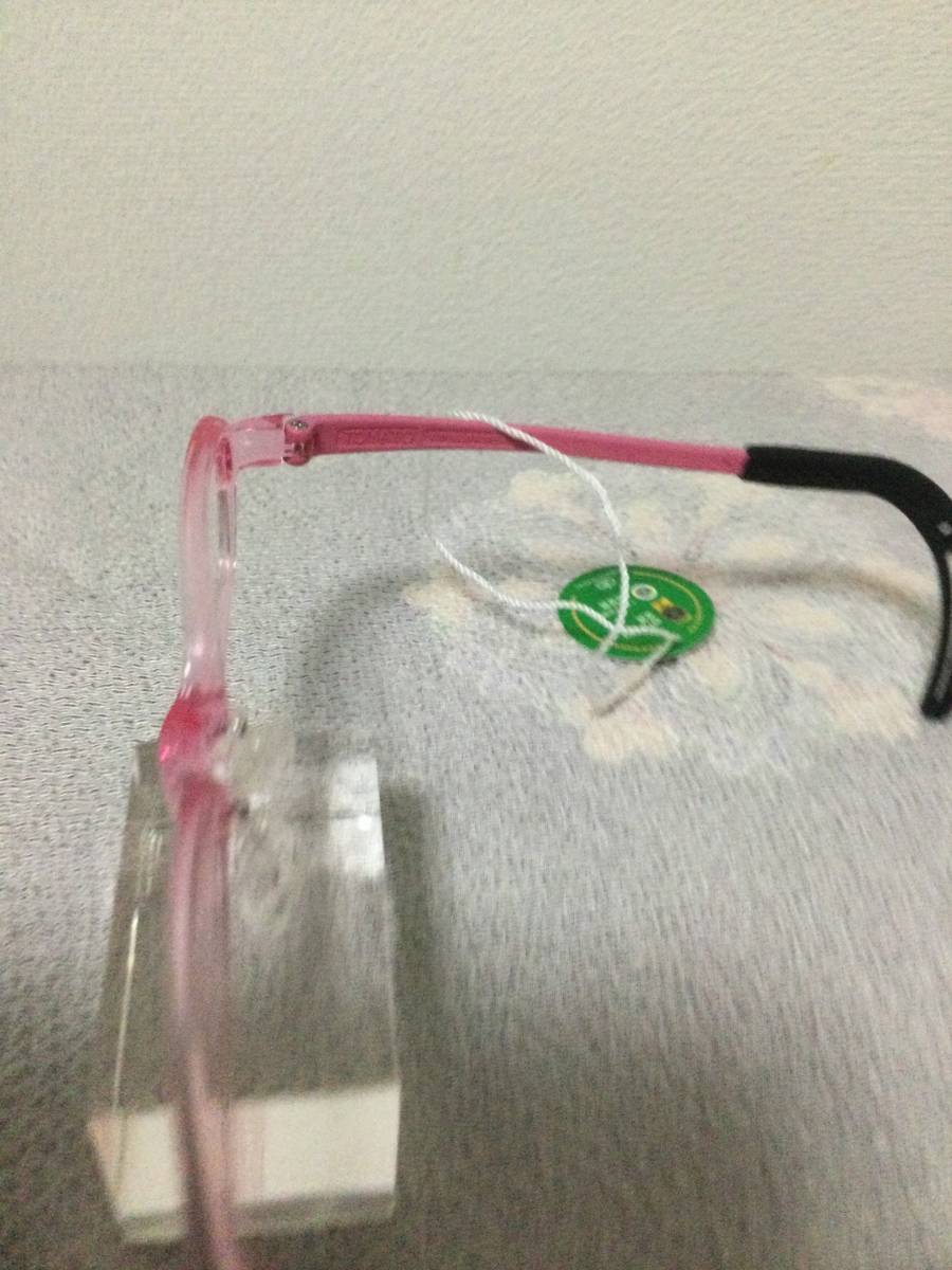未使用！　トマトグラッシーズ　子供用のメガネフレーム　TJAC2ピンク軽量安全素材_3