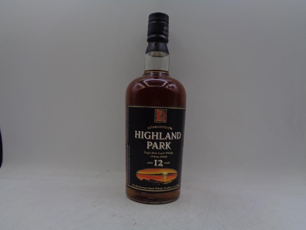  同梱OK商品 HIGHLAND PARK 12年 ハイランドパーク 12年 ウイスキー 古酒 750ml X56798(スコッチ)｜売買されたオークション情報、yahooの商品情報をアーカイブ公開 - オークファン スコッチ