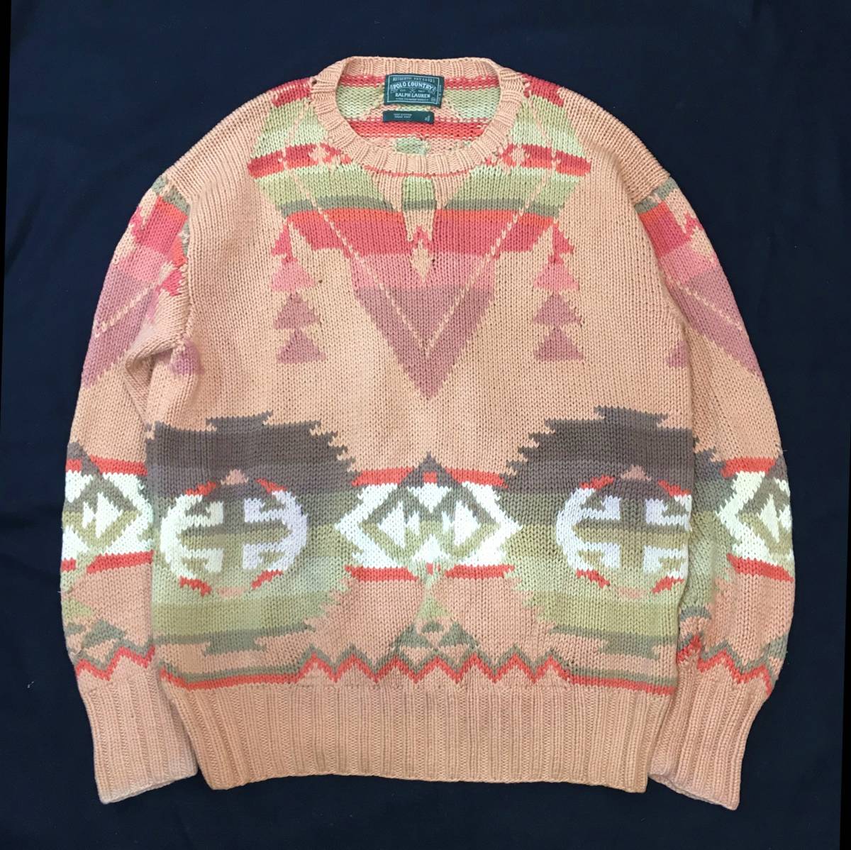90s ラルフローレン ポロカントリー ハンド POLO ネイティブの中古品 