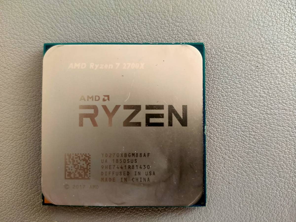【不動品・保証なし】AMD Ryzen 7 2700X