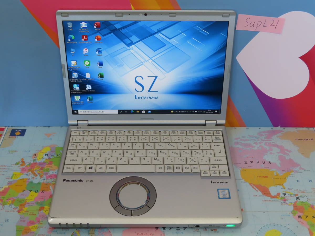 Panasonic Let's CF-SZ6 note 8GB Note Core SSD 256GB i5-7300U RAM Panasonic Let's CF-SZ6 note 8GB Note Core SSD 256GB i5-7300U RAM