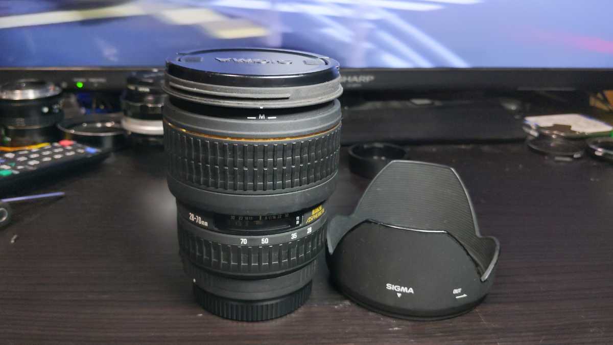 sigma 28-70mm f2.8 ex aspherical キヤノンefマウント