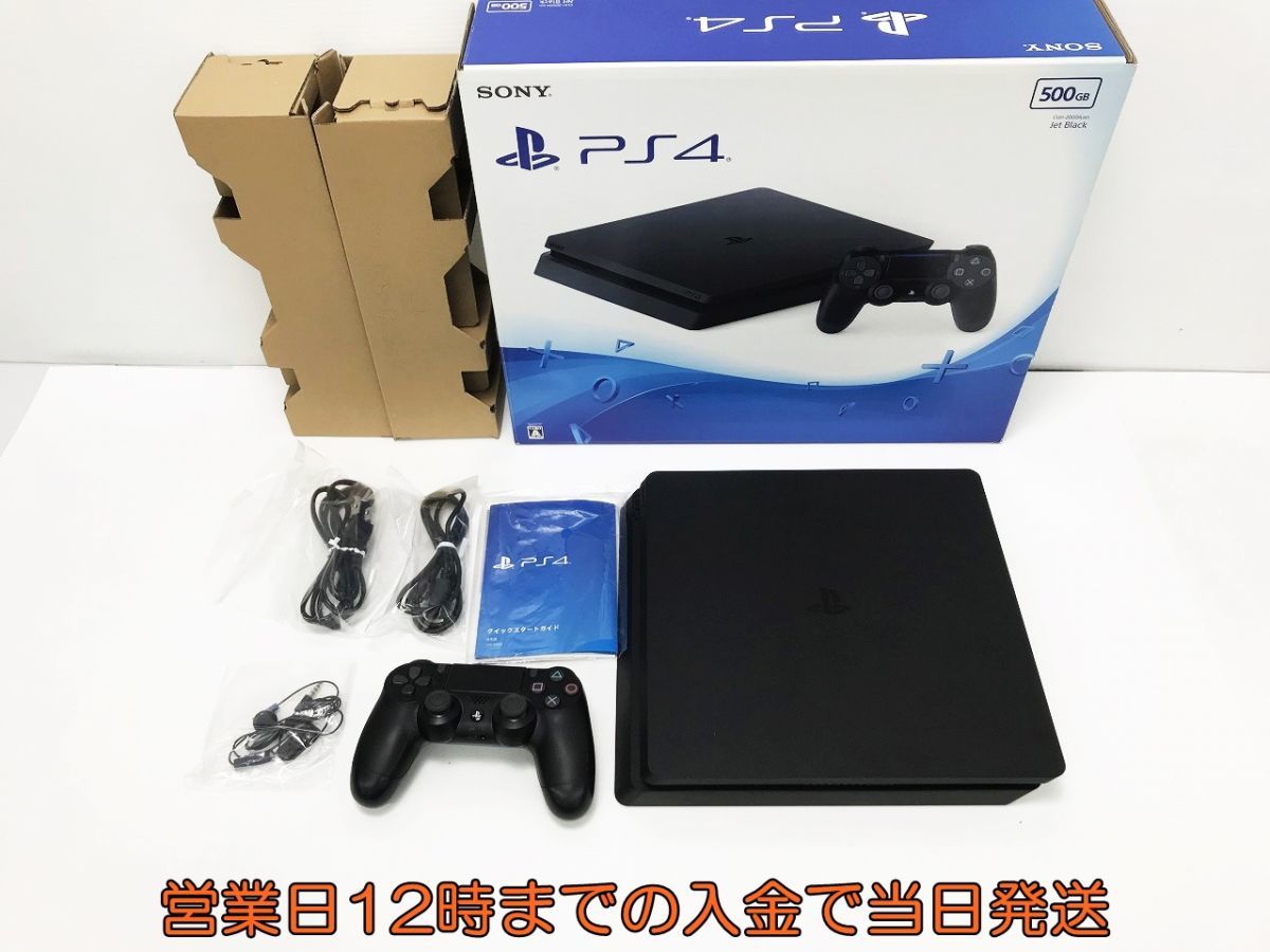 【1円】PS4 ジェット・ブラック 500GB(CUH-2000AB01) ゲーム機本体 初期化動作確認済み 1A0771-3700e/F4