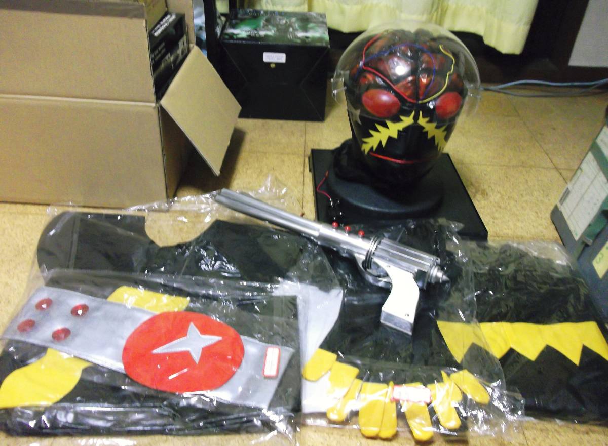 ハカイダー◇1/1 アトラク用レプリカマスク コスチューム 銃◇説明必読 