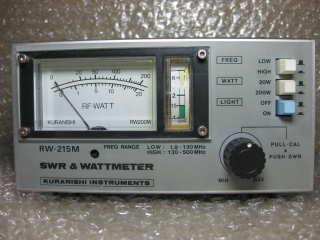 SWR KURANISHI Kuranishi RW-215M - Watt Meter Yahoo!オークション RW