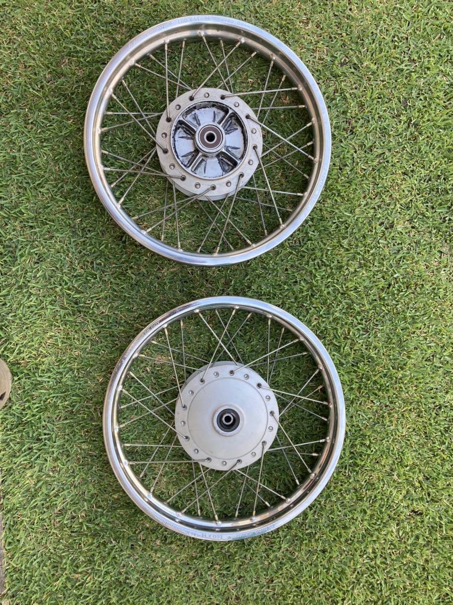 リトルカブ ホイール 前後セット TWR スーパーカブ用 ホイール 前後