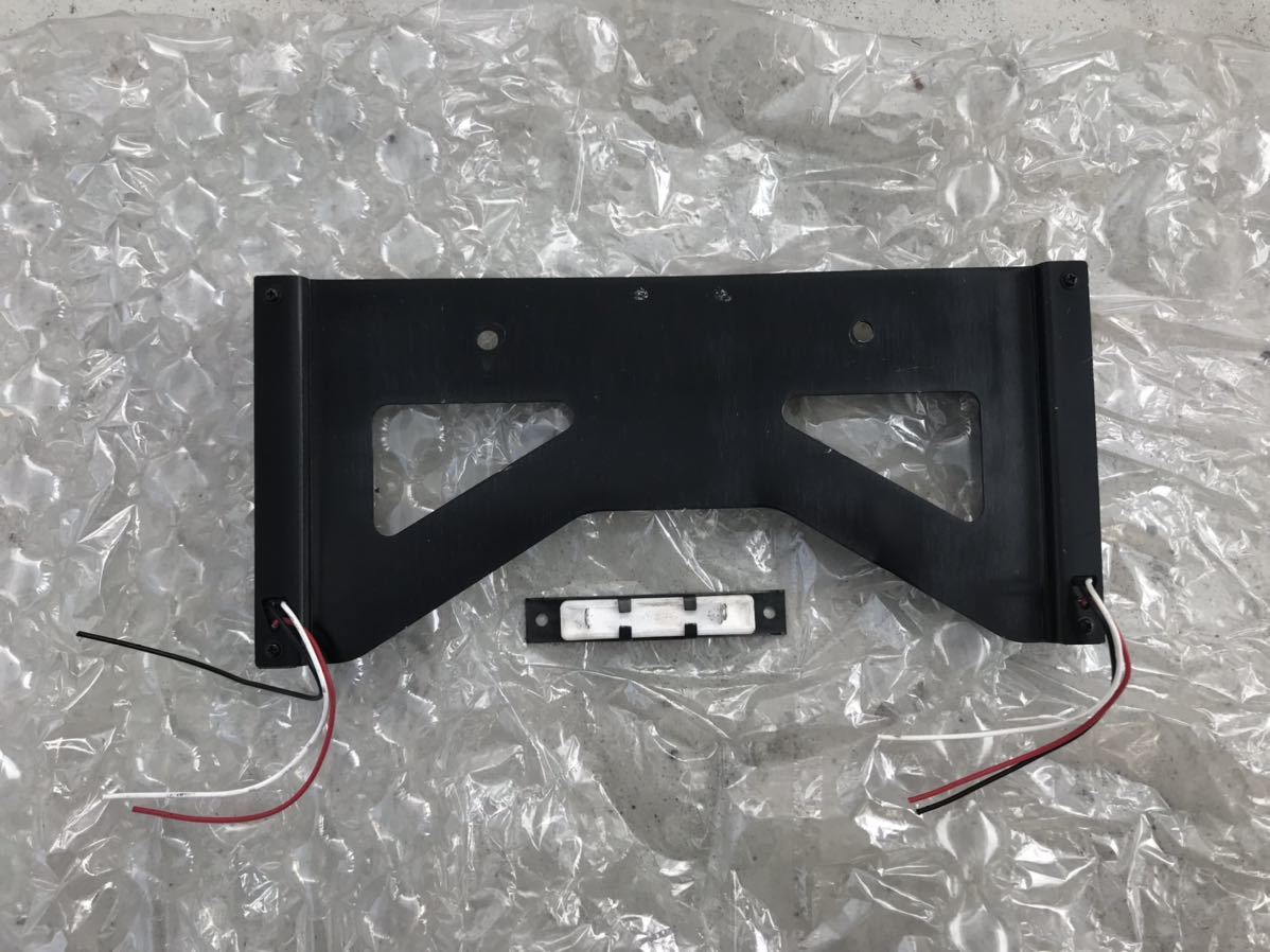 ACTIVE ナンバープレートホルダー　LEDウインカー内蔵　ブラック アクティブ ナンバー ウインカーACTIVE ナンバープレート LED