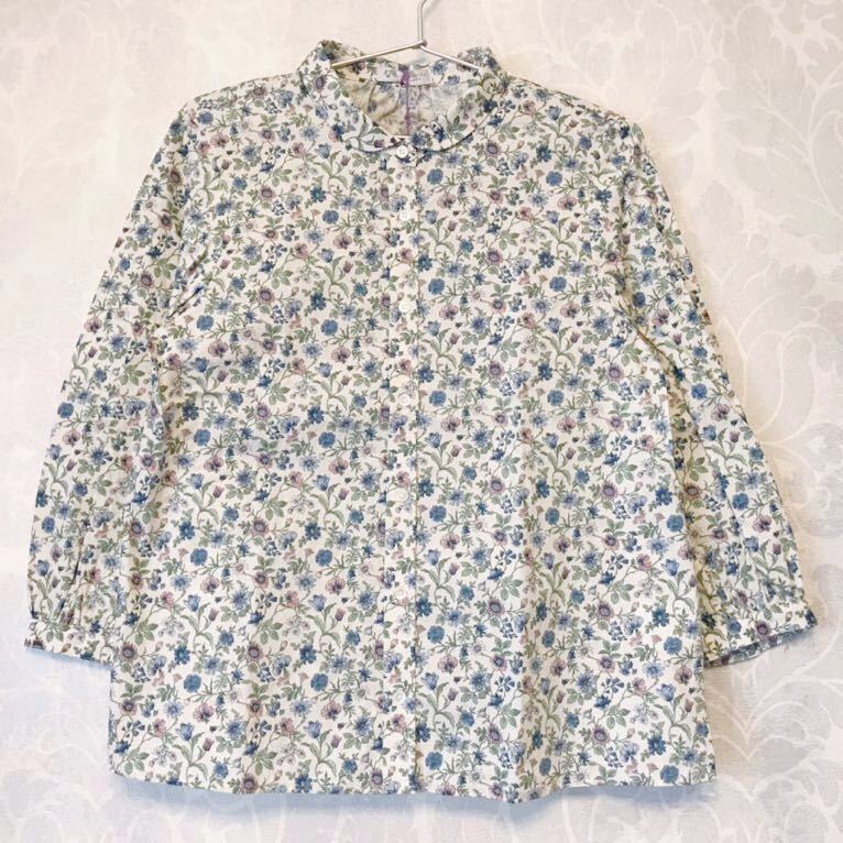 新品 タグ付き ☆ アフタヌーンティー リバティプリント 丸襟 ブラウス