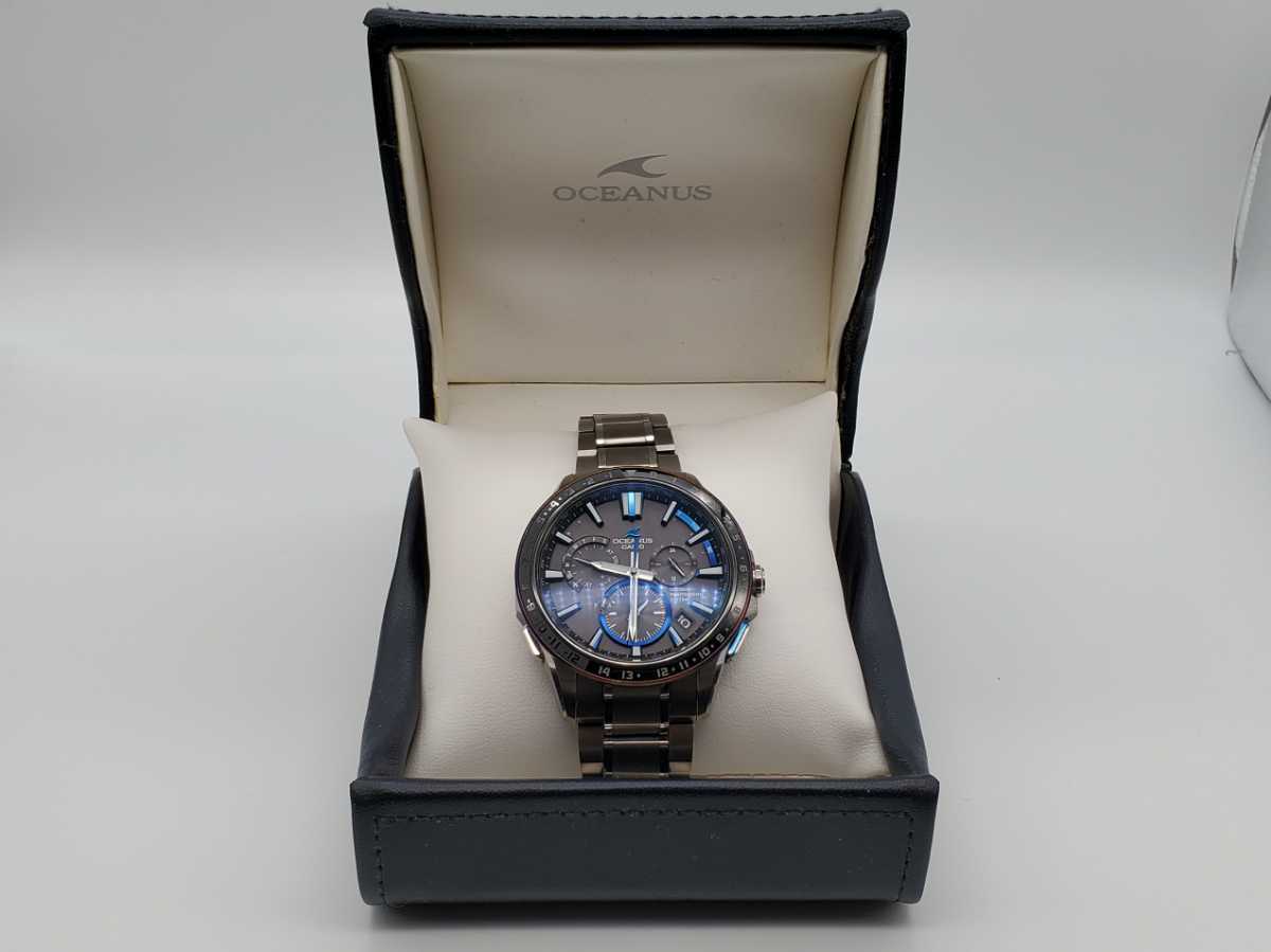 カシオ]CASIO 腕時計 オシアナス GPS ハイブリッド カシオ