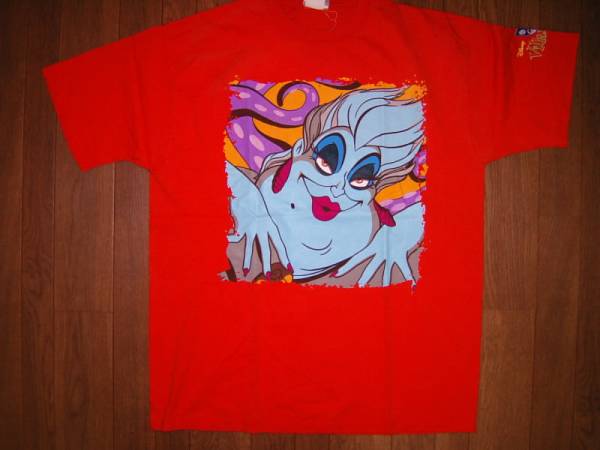 怖ーいアースラtシャツ リトルマーメイドディズニータコアリエル 丸首 売買されたオークション情報 Yahooの商品情報をアーカイブ公開 オークファン Aucfan Com