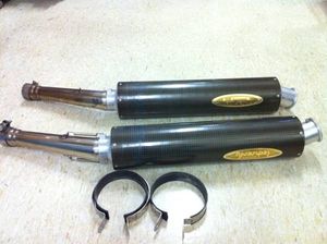 ZZR1200用 スリップオン ２本出しマフラー テックサーフ製_1