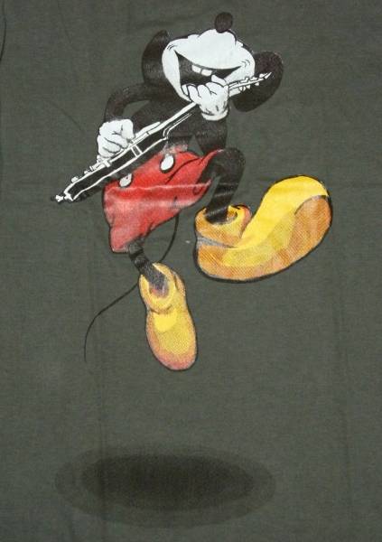 ミッキーマウス スラッシュ風 ギタリスト プリントtシャツ イラスト キャラクター 売買されたオークション情報 Yahooの商品情報をアーカイブ公開 オークファン Aucfan Com