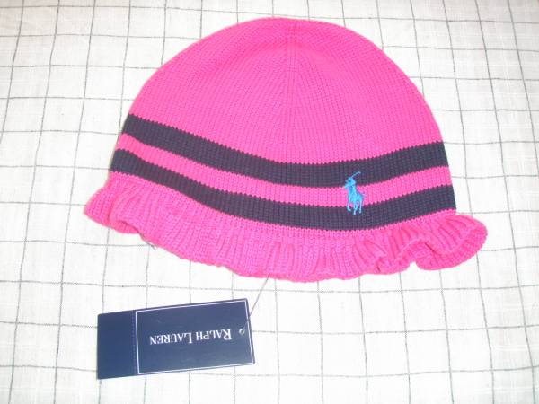 1 ラルフローレン キッズ用 ピンク ニット帽 タグ付き 帽子 売買されたオークション情報 Yahooの商品情報をアーカイブ公開 オークファン Aucfan Com