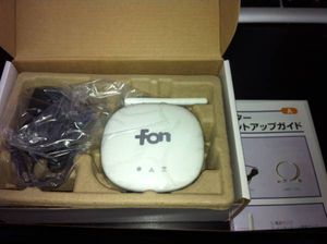 Fon Wi-Fi 無線LAN ルーター 　新品未使用　i Phone　ｐｓｐ_1