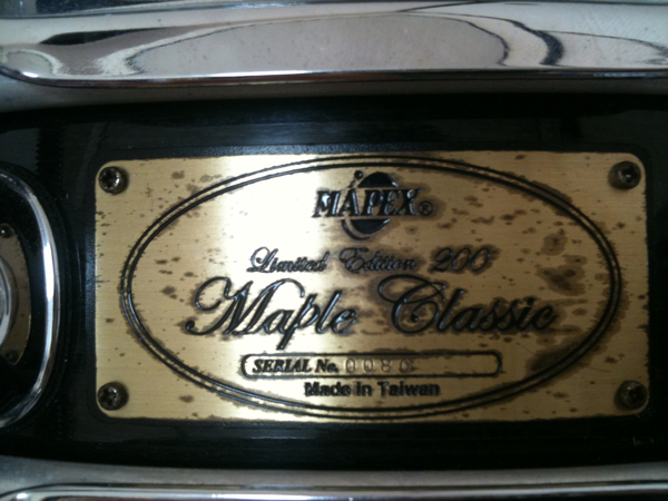 Mapex Limited Edition 200 Maple Classic Mapex Limited Edition 200 Maple Classic