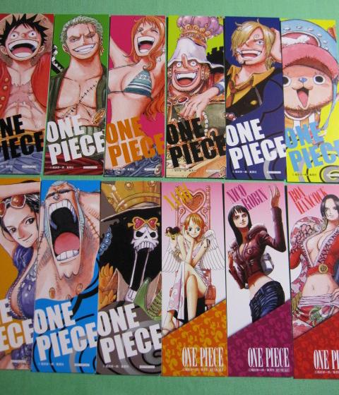 □新品 ONE PIECE ワンピース 栞 しおり 全12種類 非売品 全巻□(ONE