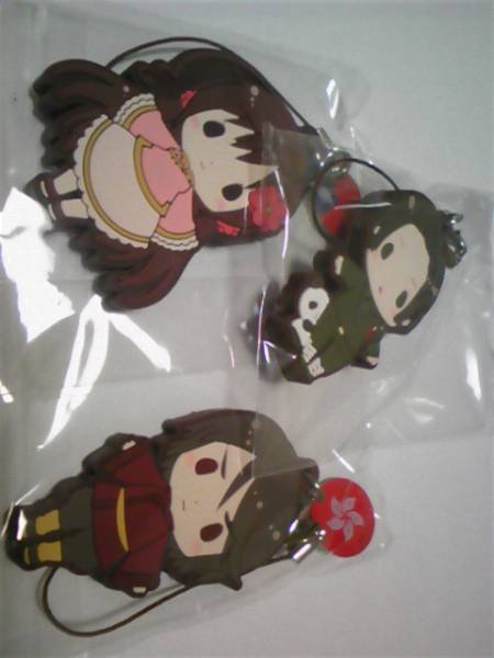 ヘタリア ラバーストラップ２ 亜細亜３セット_1