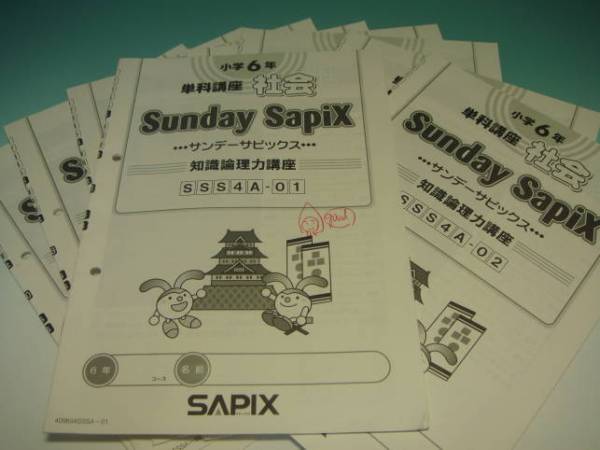 sapix 小6 社会 SS 単科講座 SAPIXはどんな塾？2023 ～⑧SAPIX生 6年