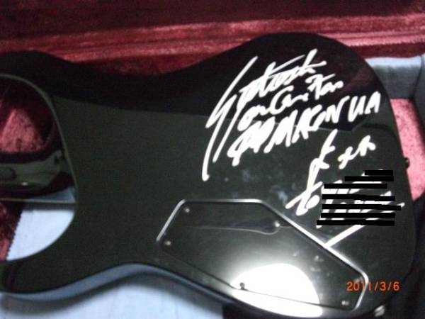ESP・HORIZON 広瀬さとしモデル(spAed)・直筆サイン入り・中古(ESP