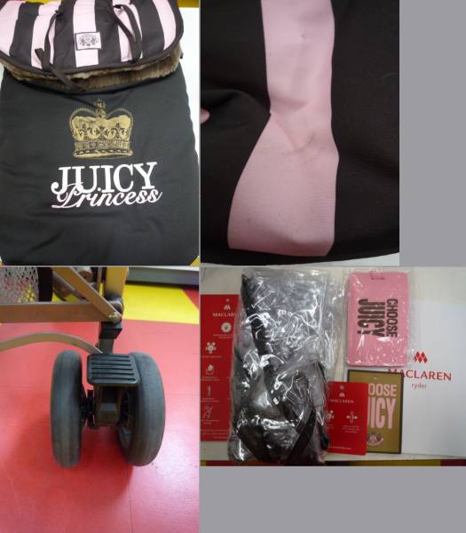 ほぼ未使用！マクラーレン ベビーカーカバー ジューシークチュール ...