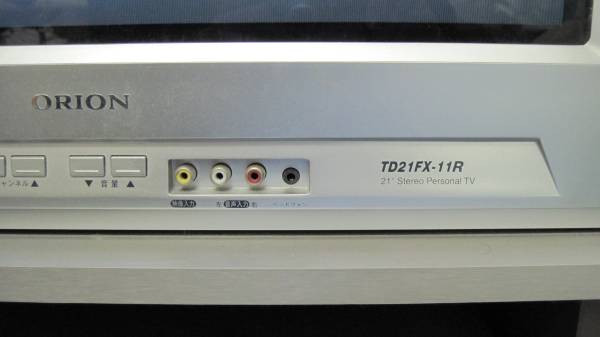 地デジTV】ORION オリオン TD21FX-11R ブラウン管テレビ(ブラウン管