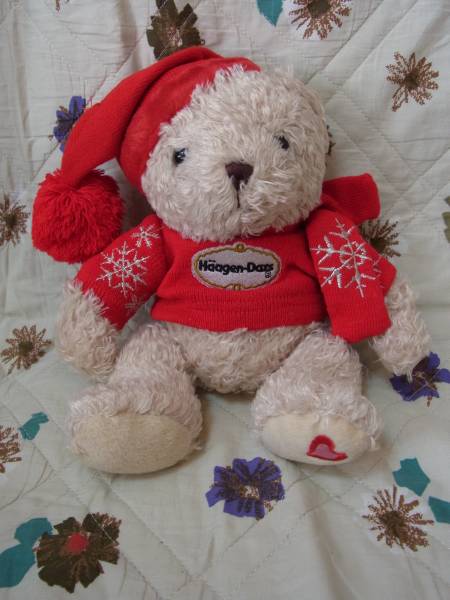 Haagen-Dazs ぬいぐるみ 約30cmティディベア Haagen-Dazs ぬいぐるみ