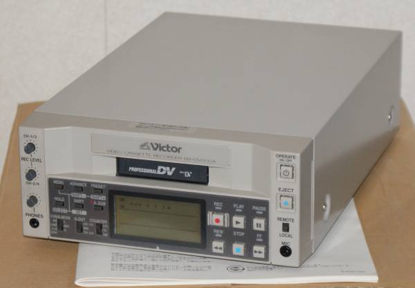 【ジャンク】ビクター Victor 業務用miniDVデッキ BR-DV600 Victor BR-DV600A 業務用miniDVデッキ ビクター ワケあり 使用小(プロ