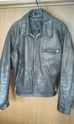 schott 643 EVS 襟付き シングルライダース 40 USED(ライダース 