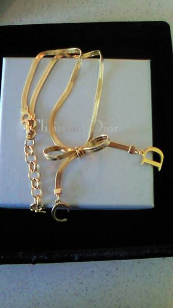 クリスチャン・ディオール リボンネックレス Dior送込_2