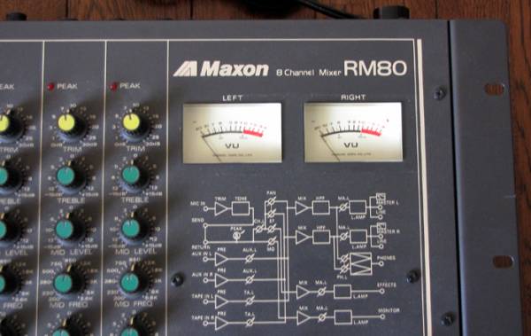 ☆Maxon RM-80 8Chミキサー 中古動作品！(ミキサー)｜売買された