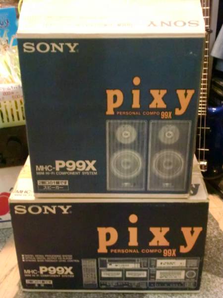 箱ありオーディオ☆SONY[pixy]MHC-P99X☆ソニーコンポ・ピクシー