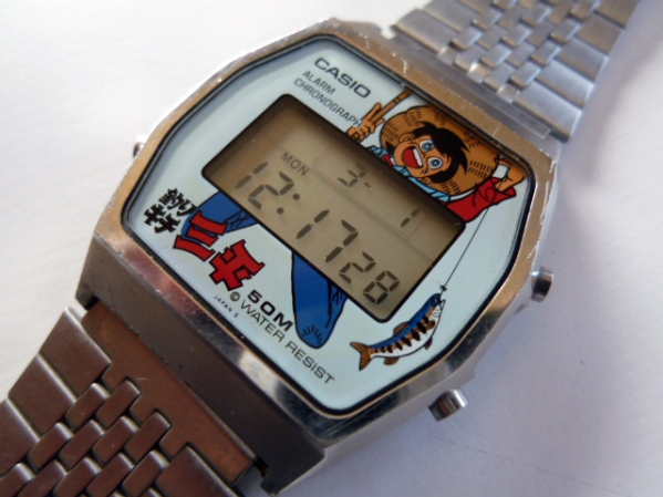 カシオ/CASIO◇オールドデジタル腕時計/W-30/釣りキチ三平/限定(カシオ 