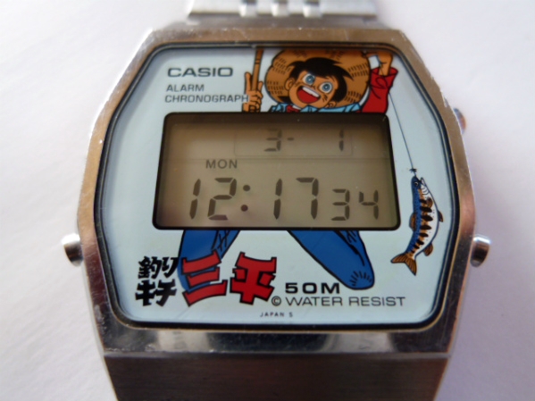 カシオ/CASIO◇オールドデジタル腕時計/W-30/釣りキチ三平/限定(カシオ 