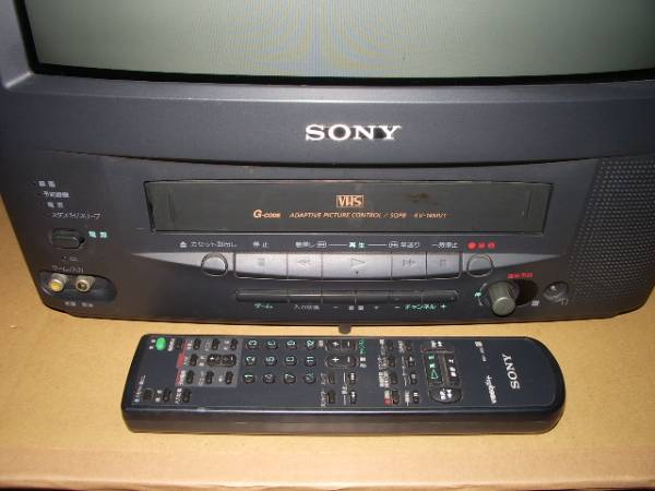 ＳＯＮＹ ソニー テレビデオ KV-14MV1 Ｇコード 動作良品(ビデオ内蔵型 