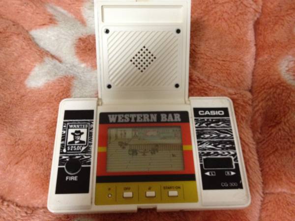 当時古玩具 ゲームウォッチ カシオ ウエスタンバー 美品(ゲーム 