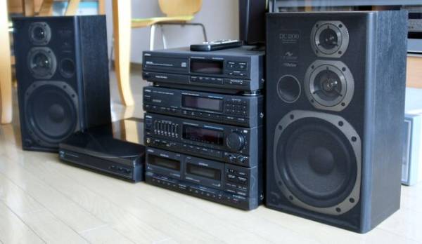 Victor システムコンポ DC-1100 本体　CDプレーヤー EX-HR10000 | オーディオ | Victor