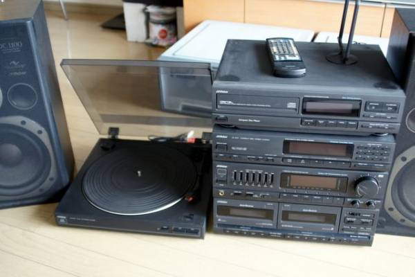 レコードターンテーブル、CDプレーヤーコンポ ビクターDC-1100